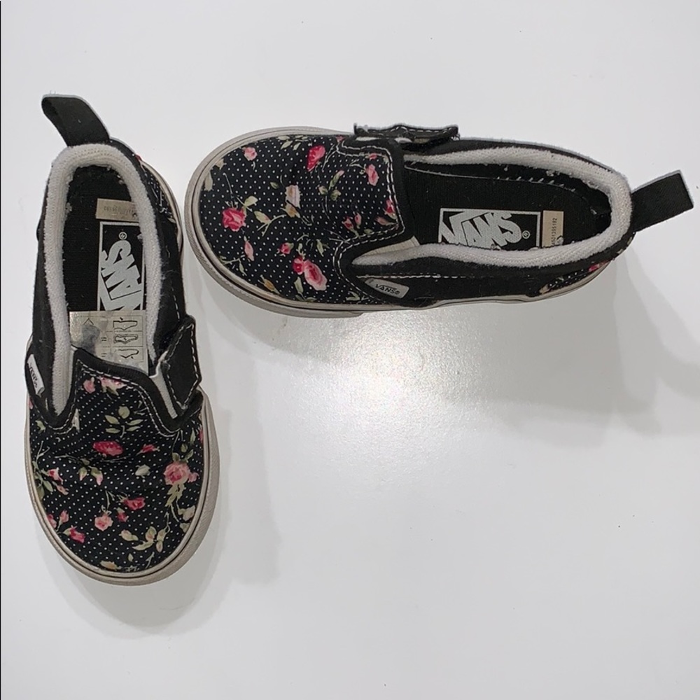 toddler for VANS slip on with velcro strap